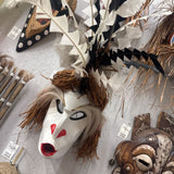 Northwest Coast Indigenous Wild Man Mask