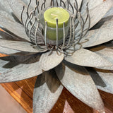 Metal Lotus Candle Holder