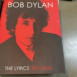 Bob Dylan "The Lyrics 1961-2020" Book