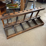 Rustic Wood Wine Rack
