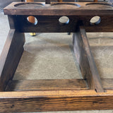 Rustic Wood Wine Rack
