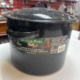 Granite Ware Canning Pot w Jar Rack, Canning Book & Funnel