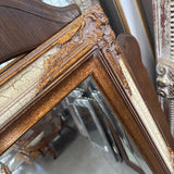 Beveled Mirror in Gold Ornate Frame