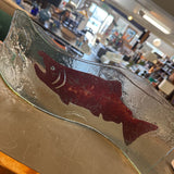 Charleston Glassworks Salmon Art Glass