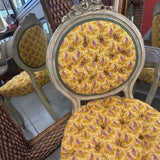 Upholstered Vintage Accent Chair