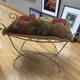 Metal Stool w Cushion