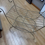 Metal Stool w Cushion