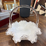 Fenton Glass Basket