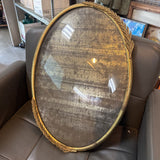 Vintage Gilt Frame (Mirror) w domed glass