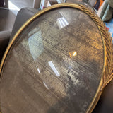 Vintage Gilt Frame (Mirror) w domed glass