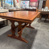 Cushman Brandywine Double Trestle Extendable Dining Table