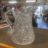 American Brilliant Period Cut Crystal Pitcher