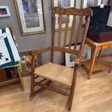 Rush Seat Rocking Chair