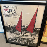 Wooden Boat Festival Framed Poster
