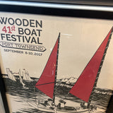 Wooden Boat Festival Framed Poster