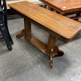 Vintage Oak Console Table