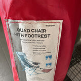 Quadchair w/Footrest (Camping Chair)