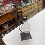 Metal Bird Vase