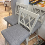 Swivel Stool - w Upholstered Seat