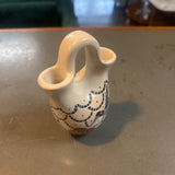 Mexican Hand Painted Vase w Hummingbird