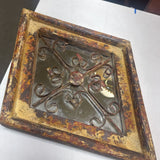 Triangle Mirror w Metal Detail