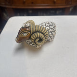 Artesania Riconada Ceramic Ram from Uruguay