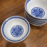 Set of 6 Asian Rice Bowls