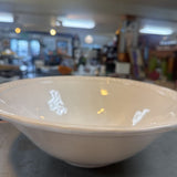 White Serving Bowl