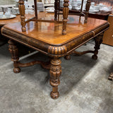 Vintage Dining Table w/1 Leaf and 6 Chairs