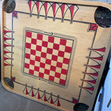 Vintage Carrom Double-Sided Game Board