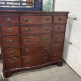 Large Wood Dresser (15 Drawers)
