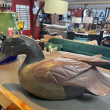 carved Vintage Looking Duck
