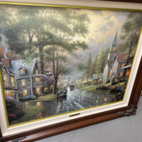 Thomas Kincade "Hometoen Evening" Print