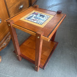 Tile Top Wood Table