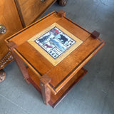 Tile Top Wood Table