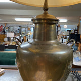 Vintage Brass Lamp w/Shade