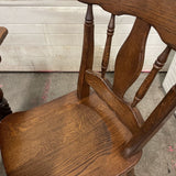 Vintage Solid Wood Farmhouse Spindle-back Chair