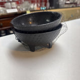 Set of 2 Plastic Footed Bowls