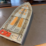 Boat Cribbage Board