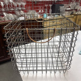Wire Metal Basket w Handles