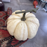 White Faux Pumpkin Decor