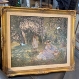 Lunch on the Lawn print by Henri Lebasque