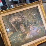 Lunch on the Lawn print by Henri Lebasque