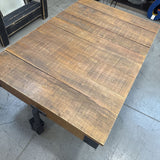 Industrial/Rustic Railroad Trolley Style Coffee Table
