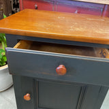 Wood Nightstand w/1 Drawer and 1 Cabinet