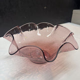 Blenko Ruffled Bowl