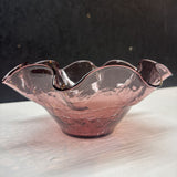 Blenko Ruffled Bowl