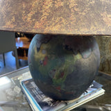Raku Pottery Lamp