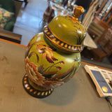 Green Lidded Ginger Jar