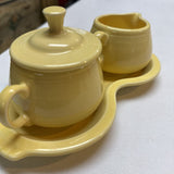 Fiesta Ware Cream and Sugar Set